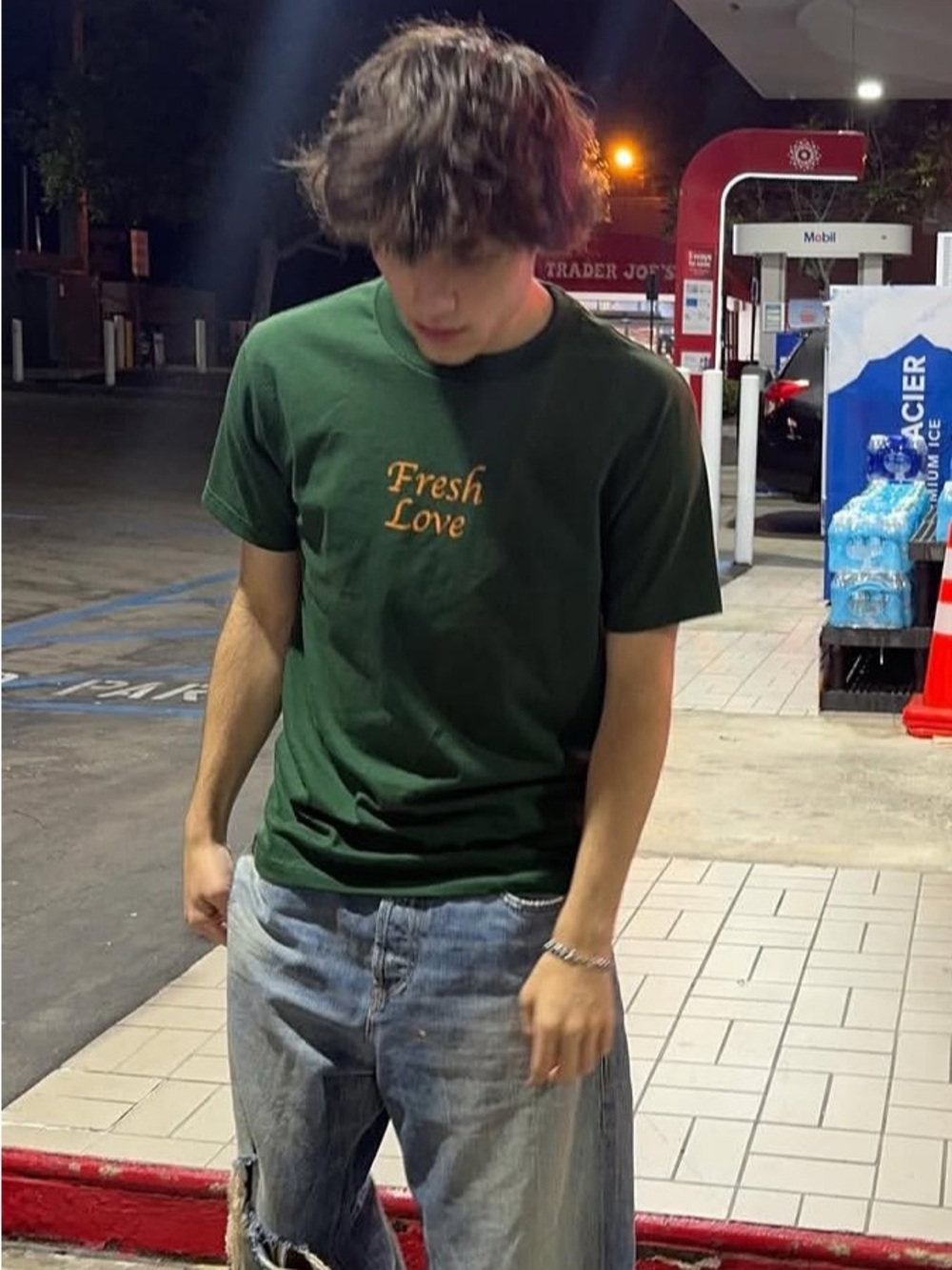 Fresh Love Green Graphic Tee